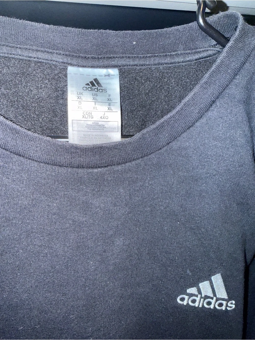 Adidas Men's Crewneck Sweatshirt - Black